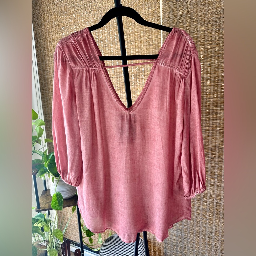 Young Fabulous & Broke Light Red Blouse S